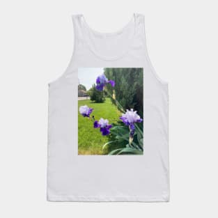 Irises and Evergreens Tank Top